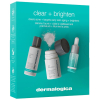 Dermalogica Clear + Brighten Kit - Active Clearing Skin Wash 50ml + Age Bright Clearing Serum 10ml + Daily Microfoliant 13g