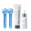 Dermalogica Supple Skin Kit - Skin Smoothing Cream 50ml + Circular Hydration Serum 30ml + Cooling Globe 2x
