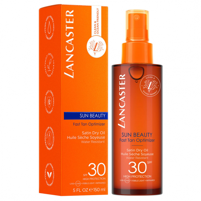 Lancaster Sun Beauty - Fast Tan Optimizer Satin Dry Oil SPF30 150ml
