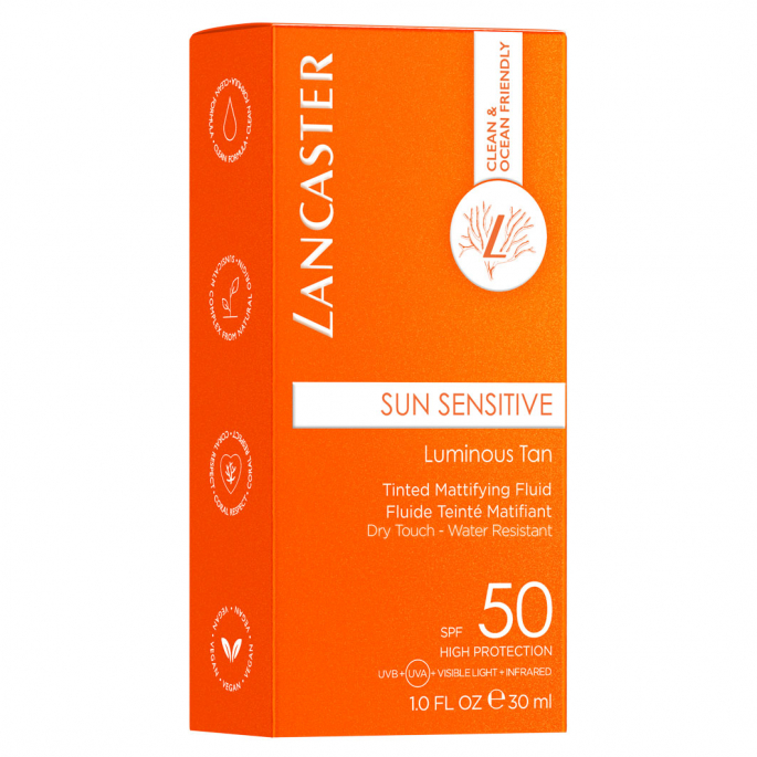 Lancaster Sun Sensitive - Tinted Mattifying Fluid SPF 50 30 ml