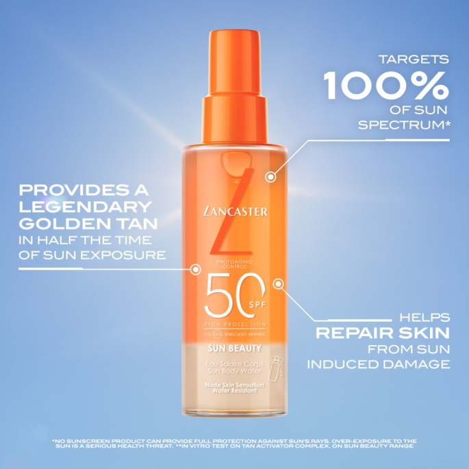 Lancaster Sun Beauty - Nude Skin Sensation Sun Body Water SPF50