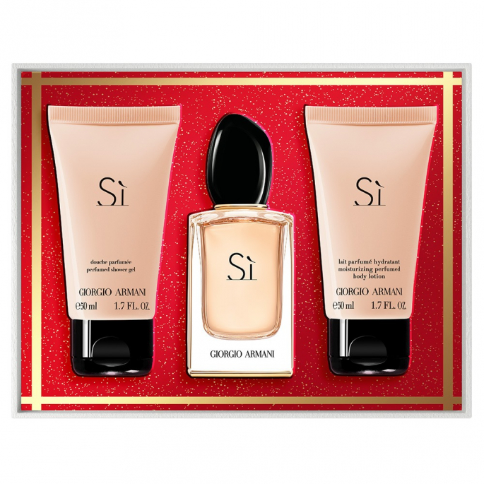 Armani Si - Eau de Parfum 50ml + Shower Gel 50ml + Body Lotion 50ml