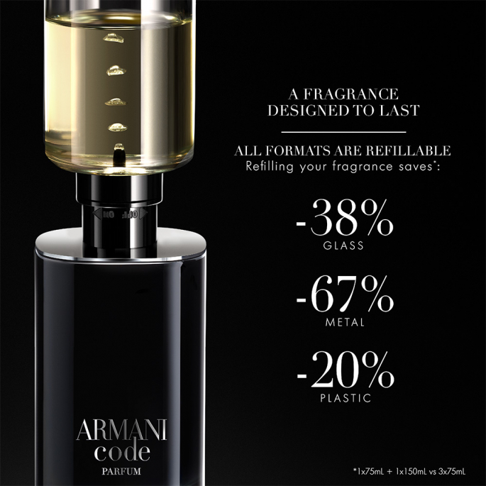 Armani Code - Parfum Refill Bottle 150 ml