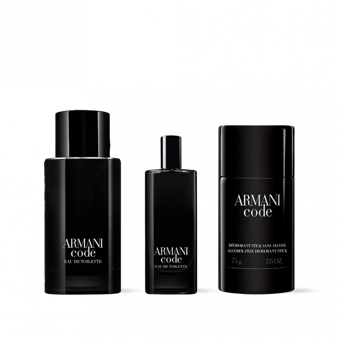 Armani Code - Eau de Toilette 75ml + Eau de Toilette Travel Spray 15ml + Deodorant Stick 75ml