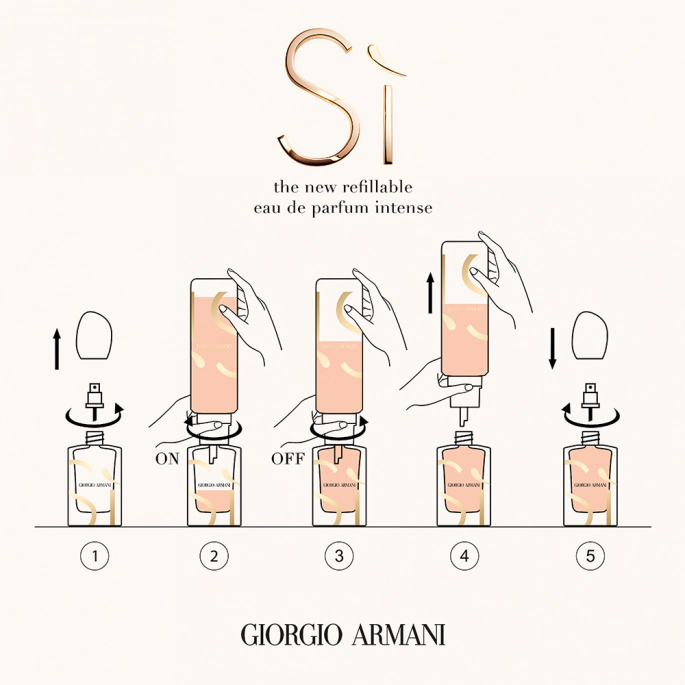 Armani Sì - Eau de Parfum Intense Refill Bottle 100 ml
