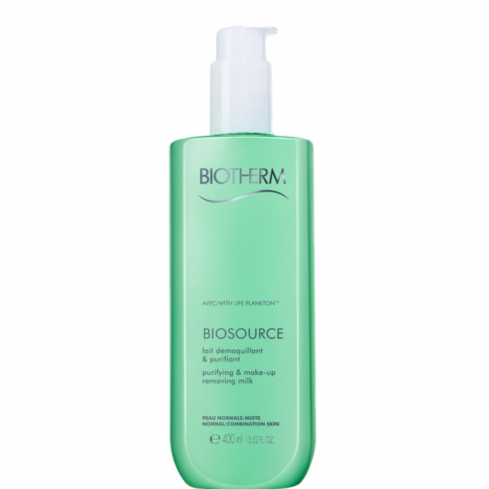 Biotherm Biosource - Purifying & Make-up Removing Milk Normal Combination Skin 400ml