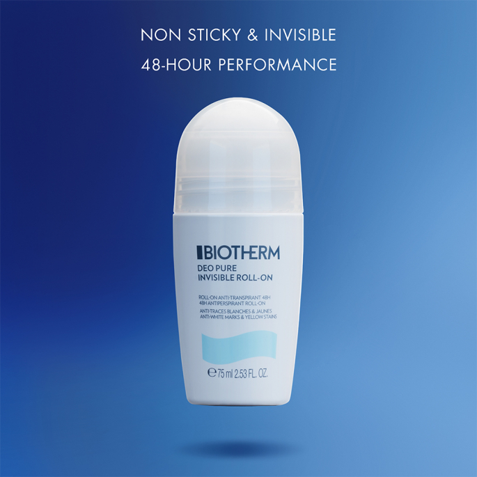 Biotherm Déo Pure Invisible - 48H Antiperspirant Roll-On 75ml