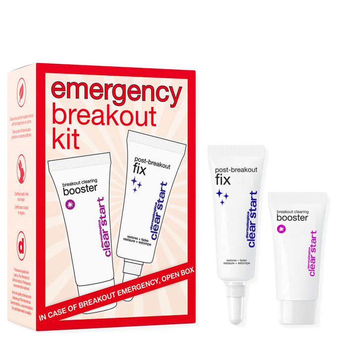 Dermalogica Emergency Breakout Kit - Breakout Clearing Booster 4ml + Post-Breakout Fix 4ml OP=OP