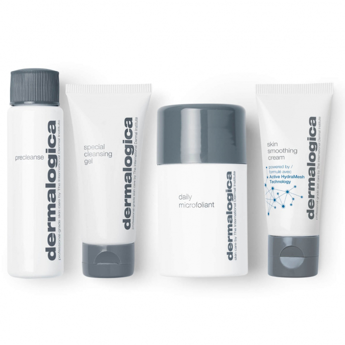 Dermalogica - Precleanse 30ml + Special Cleansing Gel 15ml + Daily Microfoliant 13g + Skin Smoothing Cream 2.0 15ml