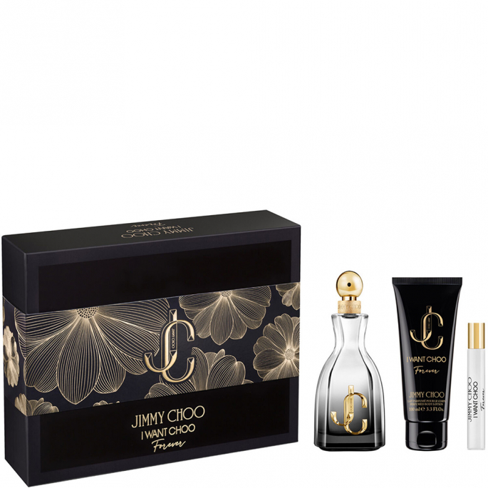 Jimmy Choo I Want Choo Forever - Eau de Parfum 100ml + Body Lotion 100ml + Travel Spray 7.5ml