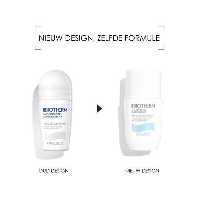 Biotherm Lait Corporel Le Deodorant - 72H Antiperspirant Roll-On 75ml