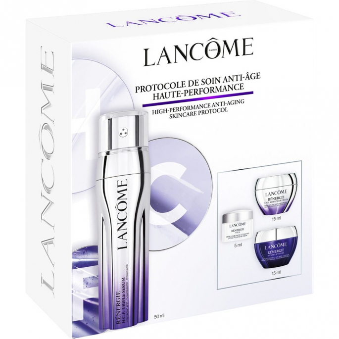 Lancôme Rénergie H.C.F. Triple - Serum 50ml + Rénergie H.P.N. 300-Peptide Cream 15ml + Rénergie Night Cream 15ml + Rénergie Eye Cream 5ml