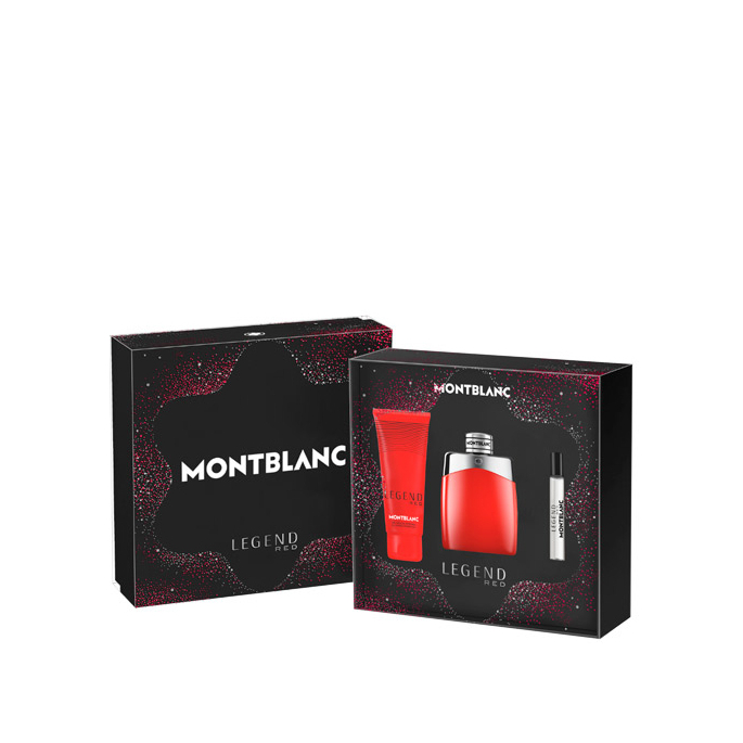 Montblanc Legend Red - Eau de Parfum 100ml + Travel Spray 7.5ml + Shower Gel 100ml