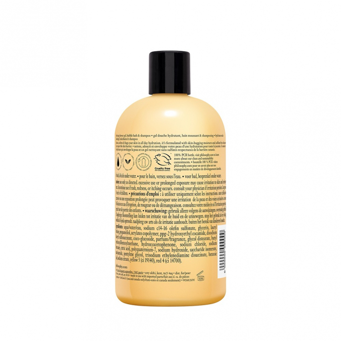 Philosophy Vanilla Birthday Cake - Shampoo, Shower Gel & Bubble Bath 480ml