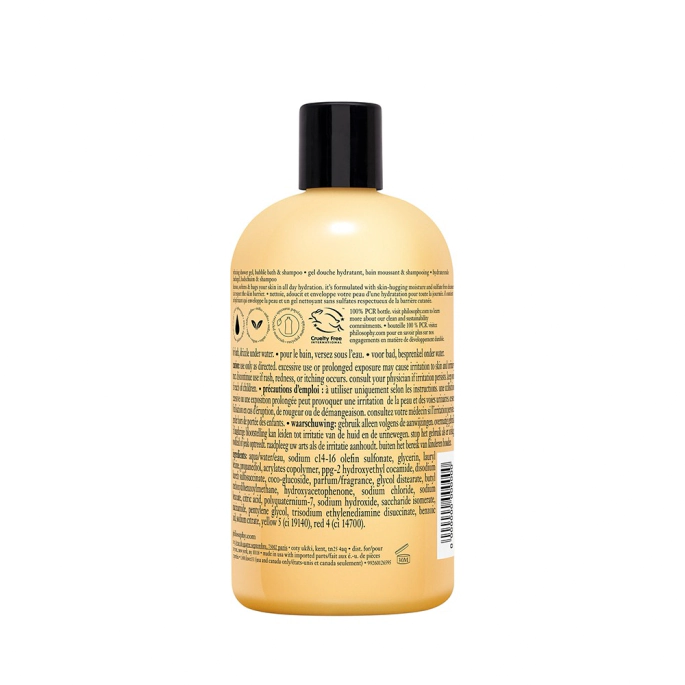 Philosophy Vanilla Birthday Cake - Shampoo, Shower Gel & Bubble Bath 480ml