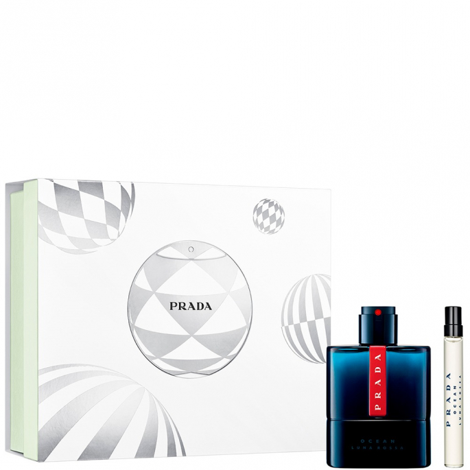 Prada Luna Rossa Ocean - Eau de Toilette 100ml + Eau de Toilette Travel Spray 10ml