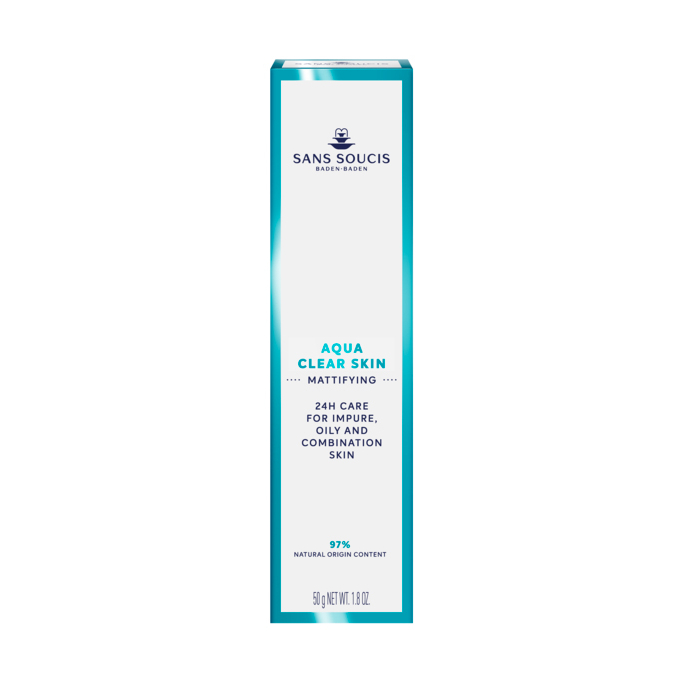 Sans Soucis Aqua Clear Skin Mattifying - 24h Care for Impure, Oily and Combination Skin 50ml