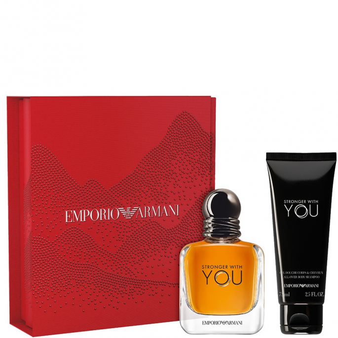 Emporio Armani Stronger With You - Eau de Toilette 50ml + Shower Gel 75ml