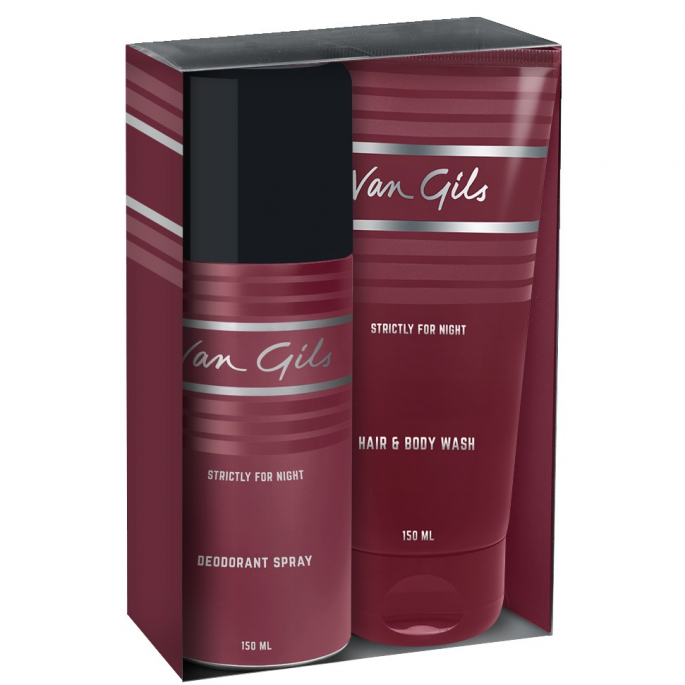 Van Gils Strictly For Night - Hair & Body Wash 150ml + Deodorant Spray 150ml