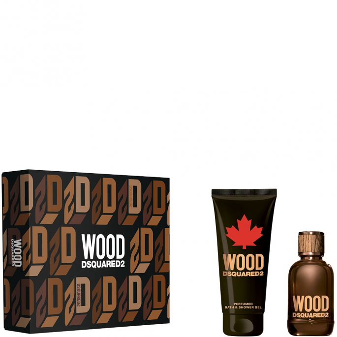 DSquared2 Wood Pour Homme - Eau de Toilette 100ml + Shower Gel 150ml