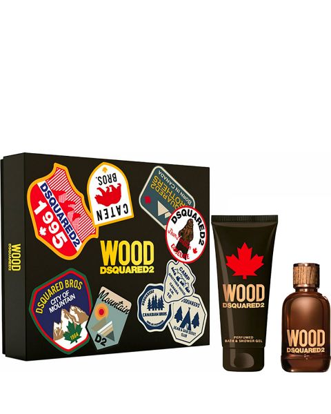 Notebook Toezicht houden Vulkaan DSquared2 Wood Pour Homme - Eau de Toilette 100ml + Shower Gel 100ml kopen  | ParfumWebshop.nl