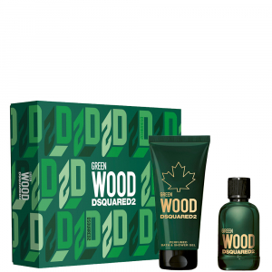 DSquared2 Wood Green Pour Homme - Eau de Toilette 100ml + Shower Gel 150ml