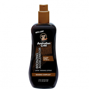 Australian Gold Dark Tanning Accelerator - Spray Gel With Instant Bronzer 237ml