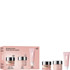Clinique All Eyes On You - All About Eyes 15ml + Moisture Surge 100H Auto-Replenishing Hydrator 15ml + Lip Hydro-Plump Treatment 10ml