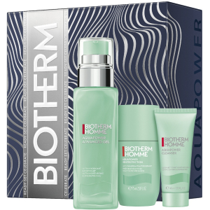 Biotherm Homme Aquapower - Advanced Gel (Normal Skin) 75ml + Cleanser 40ml + 48H Protection Antiperspirant Deodorant Roll-On 75ml