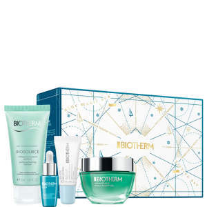 Biotherm Aquasource Hyalu Plump - Gel 50ml + Life Plankton Elixir 7ml + Biosource Cleanser 50ml + Beurre de Lévres 5ml