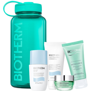 Biotherm Aqua Drop - Déo Pure Antiperspirant Roll-On 75ml + Aquasource Hyalu Plump Gel 15ml + Lait Corporel L'Original Body Milk 50ml + Biosource Purifying Foaming Cleanser 50ml