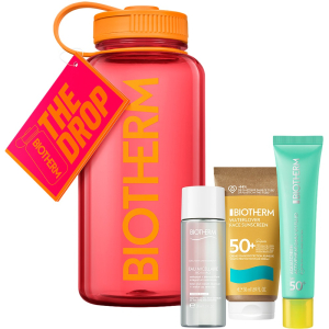 Biotherm Summer Drop - Aquascreen Activewear Daily UV SPF50+ 40ml + Biosource Eau Micellaire 30ml + Waterlover Face SunScreen SPF50+ 50ml + Waterfles