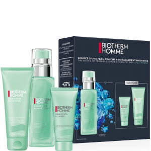 Biotherm Homme Aquapower - Advanced Gel (Normal Skin) 75ml + Shower Gel 75ml + Cleanser 40ml