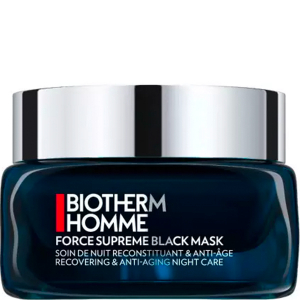 Biotherm Homme Force Supreme Black Mask - Recovering & Anti-Aging Night Care 50ml