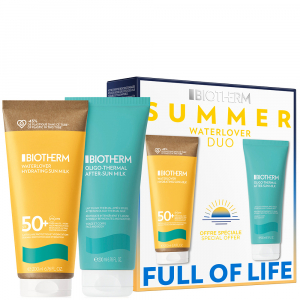 Biotherm Waterlover Duo - Hydrating Sun Milk SPF50+ 200ml + After Sun Milk 200ml