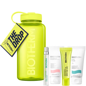Biotherm Electro Drop - Aquasource Electrolyte Dewy Gel 100H 30ml + Eau Vitaminée Citrus Tonic 10ml + Eau Pure Shower Gel 50ml + Collagen Fit Body Milk 50ml + Waterfles (OP=OP)
