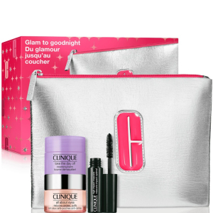Clinique Glam to Goodnight - All About Eyes 15ml + Take The Day Off Cleansing Balm 15ml + High Impact Mascara Black 3.5ml