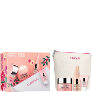 Clinique Hydrate + Protect - Moisture Surge SPF25 Sheer Hydrator 50ml + Face Spray 30ml + Lip Hydro-Plump Treatment 7ml + Pouch (OP=OP)
