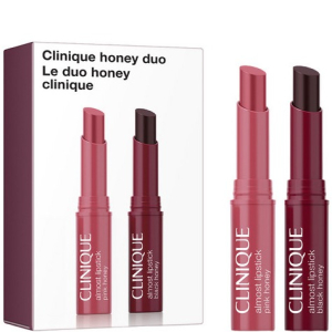 Clinique Honey Duo - Almost Lipstick Black Honey 1.2g + Pink Honey 1.2g