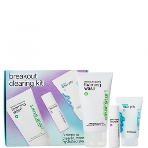 Dermalogica Breakout Clearing Kit - Clearing Foaming Wash 15ml + Clearing Booster 10ml + Aqua Jelly 10ml