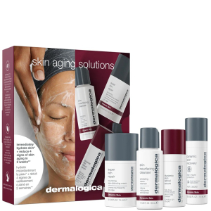 Dermalogica Skin Aging Solutions - Dynamic Skin Recovery SPF50 15ml + Super Rich Repair 15ml + Skin Resurfacing Cleanser 30ml + Retinol Serum 10ml