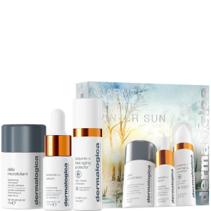 Dermalogica Warmth of The Winter Sun - Biolumin-C Serum 10ml + Heat Aging Protector 15ml + Daily Microfoliant 13g