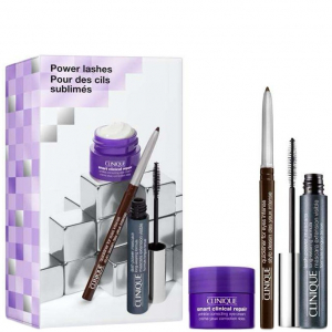 Clinique Lash Power - Mascara Long Wearing Formula 01 Black Onyx 6ml + Smart Clinical Repair Eye Cream 5ml + Quickliner for Eyes Intense 03 0.14g