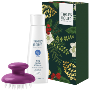 Marlies Möller Volume - Daily Volume Shampoo 200ml + Scalp Massage Brush