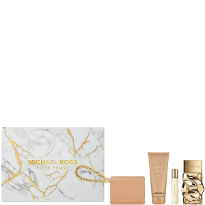 Michael Kors Pour Femme - Eau de Parfum 100ml + Shower Gel 100ml + Body Lotion 100ml + Card Holder