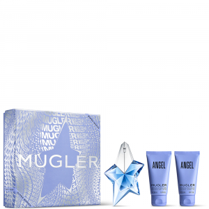 MUGLER Angel - Eau de Parfum (Refillable) 25ml + Body Lotion 50ml + Shower Gel 50ml