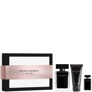 Narciso Rodriguez For Her - Eau de Toilette 100ml + Miniatuur 10ml +  Body Lotion 50ml