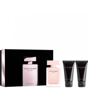 Narciso Rodriguez For Her - Eau de Parfum 50ml + Body Lotion 50ml + Shower Gel 50ml