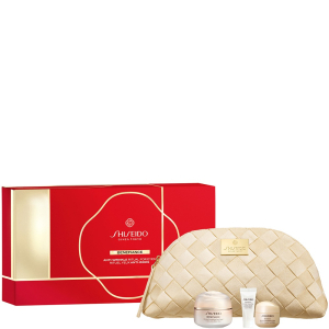 Shiseido Benefiance Wrinkle Smoothing - Eye Cream 15ml + Serum 5ml + Cream 15ml + Pouch