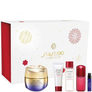 Shiseido Vital Perfection - Uplifting & Firming Advanced Cream 50ml + Clarifying Cleansing Foam 15ml + Treatment Softener 30ml + Ultimune Power Infusing Concentrate 10ml + Ginza Night 0.6ml